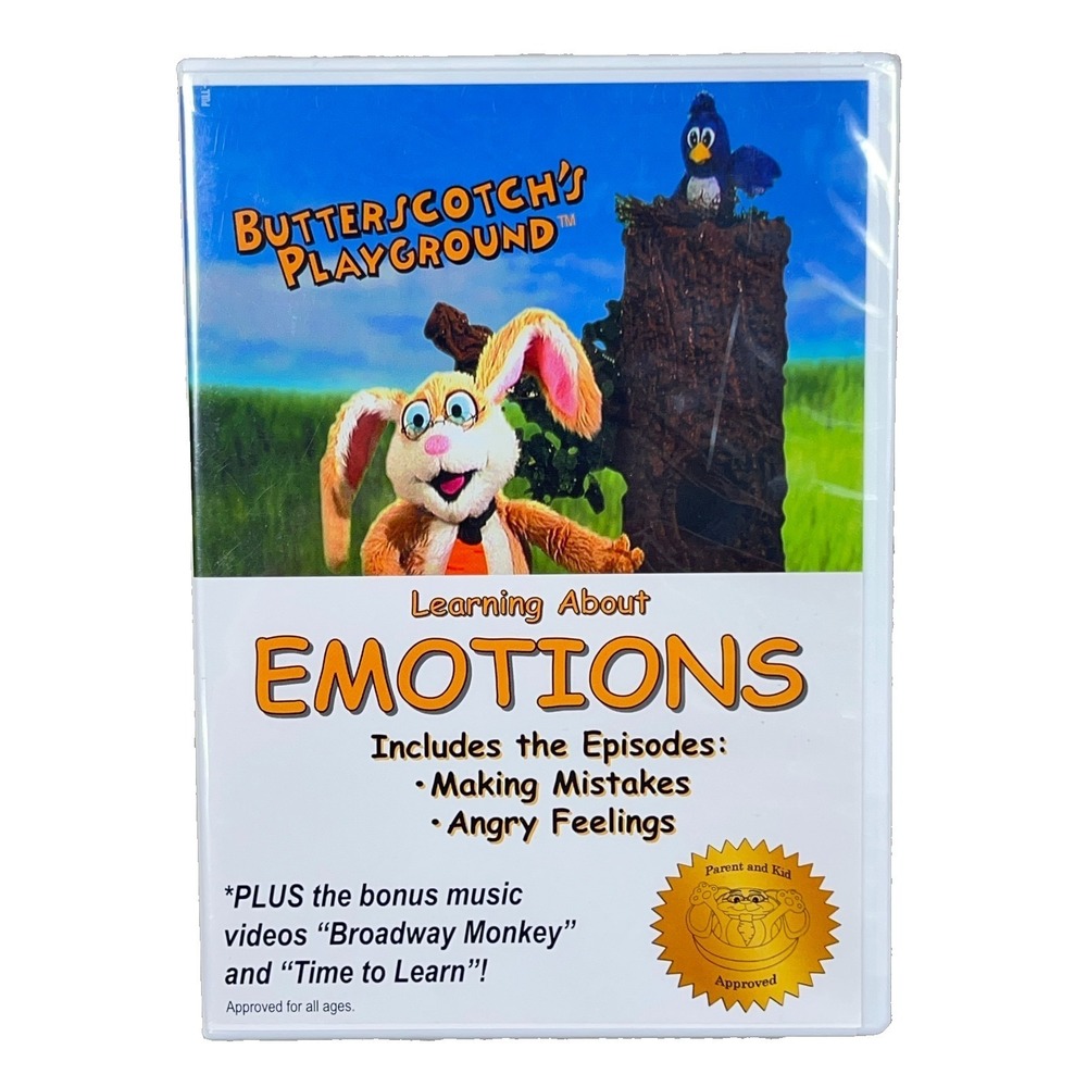 Butterscotch's Playground Learning Emotions DVD Childrens Show‎ Rare OOP Sealed